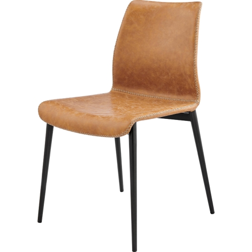 Jayden Dining Chair in Vintage Cedar Leatherette (Set of 2)